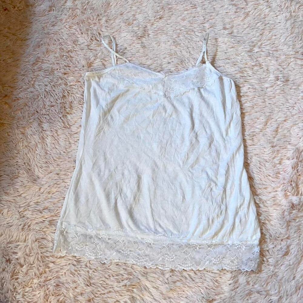 Y2K Delicate Nostalgic Layering Minimalist Clean‎ Girl Fairycore  Lace Camisole